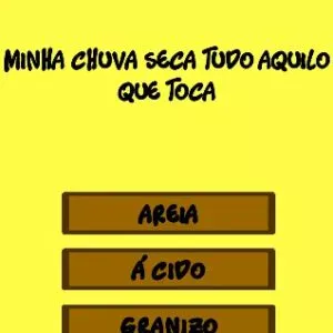Genial Quiz Charadas - Chuva Que Seca