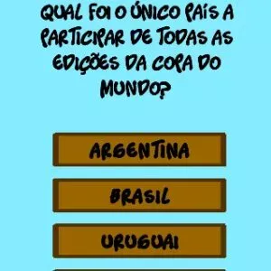 Genial Quiz Futebol - Copas do Mundo Participadas