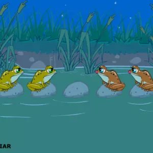 Jogo De Trocar os Sapos de Lado