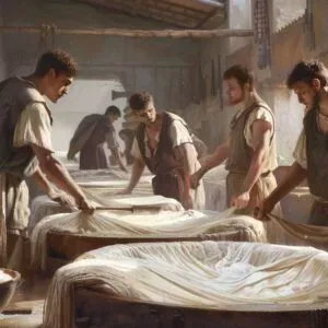 Por que os antigos romanos usavam urina para lavar roupas?