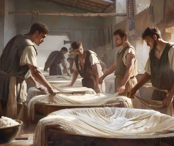 Por que os antigos romanos usavam urina para lavar roupas?