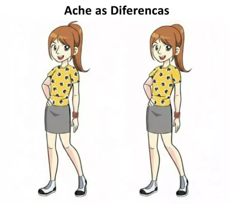 Ache a Diferença: Adolescente Estilosa