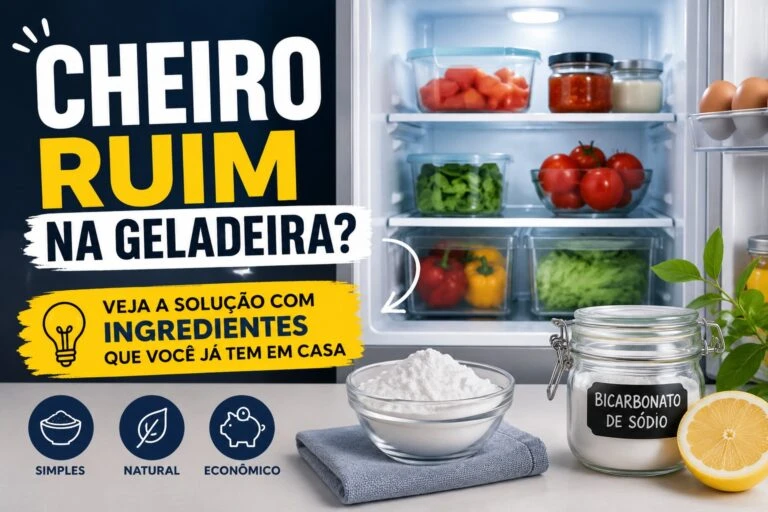 como tirar cheiro ruim da geladeira